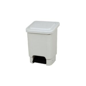 Lixeira Retangular c/ Pedal Branco