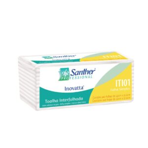 Papel Toalha Interfolhada Folha Tripla Inovatta – 35-37g/m² - ITI01